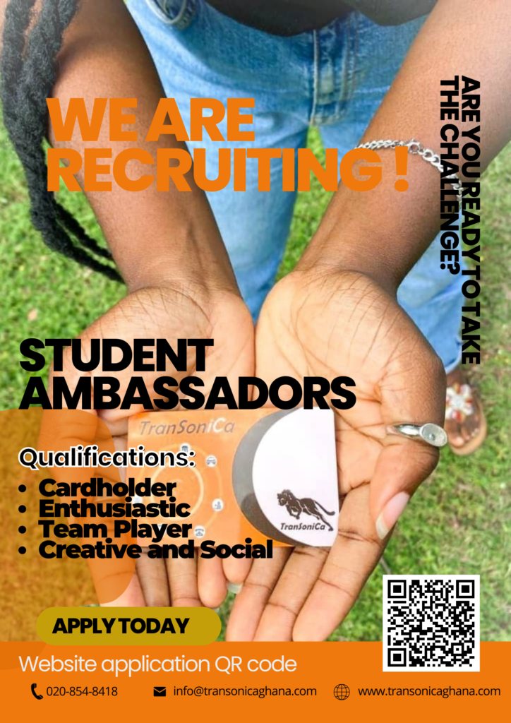 Student Ambassador recruitment flyer